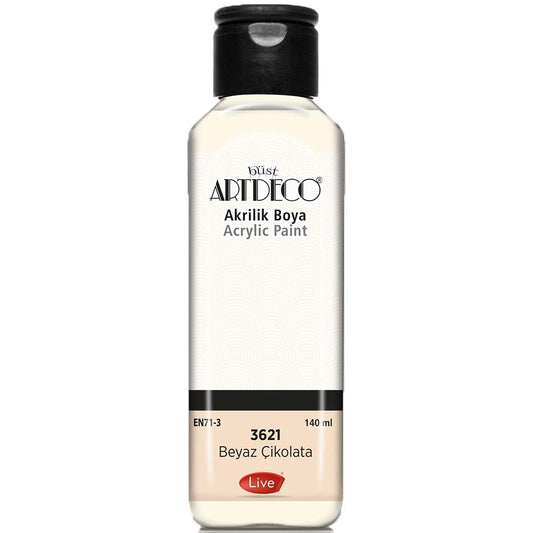 Artdeco Akrilik Boya 140ml Beyaz Çikolata 3621