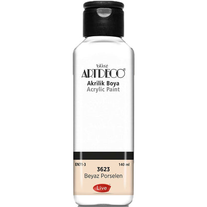 Artdeco Akrilik Boya 140ml Beyaz Porselen 3623