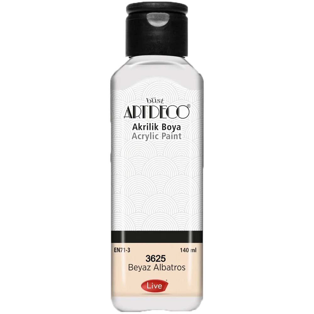 Artdeco Akrilik Boya 140ml Beyaz Albatros 3625