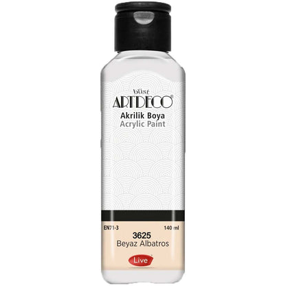 Artdeco Akrilik Boya 140ml Beyaz Albatros 3625