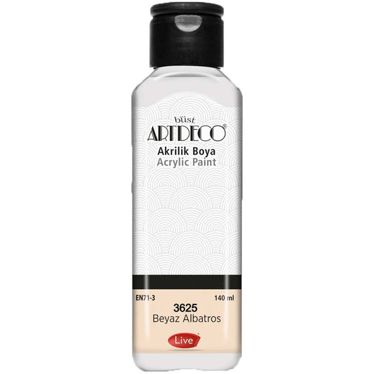 Artdeco Akrilik Boya 140ml Beyaz Albatros 3625