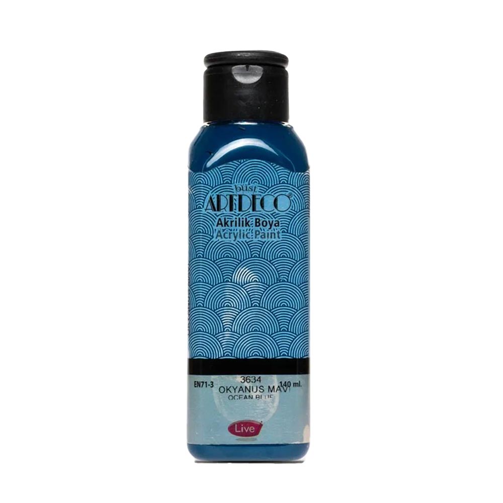 Artdeco Akrilik Boya 140ml Okyanus Mavi 3634