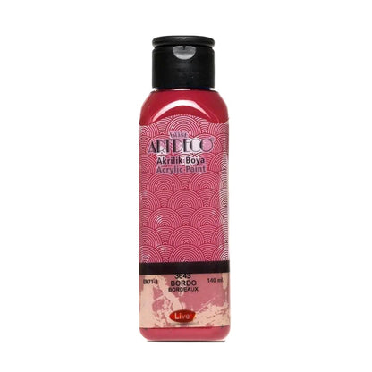 Artdeco Akrilik Boya 140ml Bordo 3643