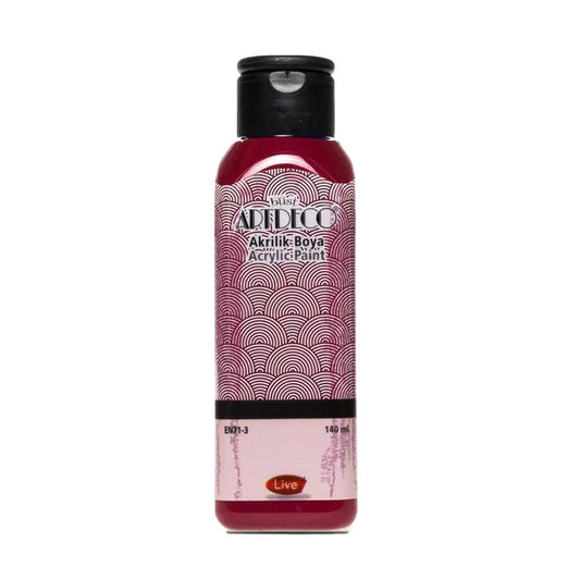 Artdeco Akrilik Boya 140ml Koyu Bordo 3644