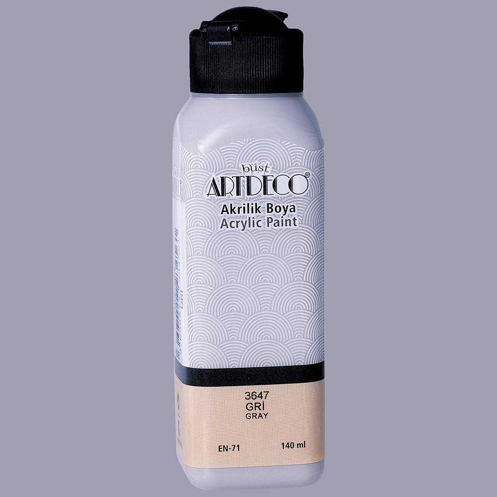 Artdeco Akrilik Boya 140ml Gri 3647