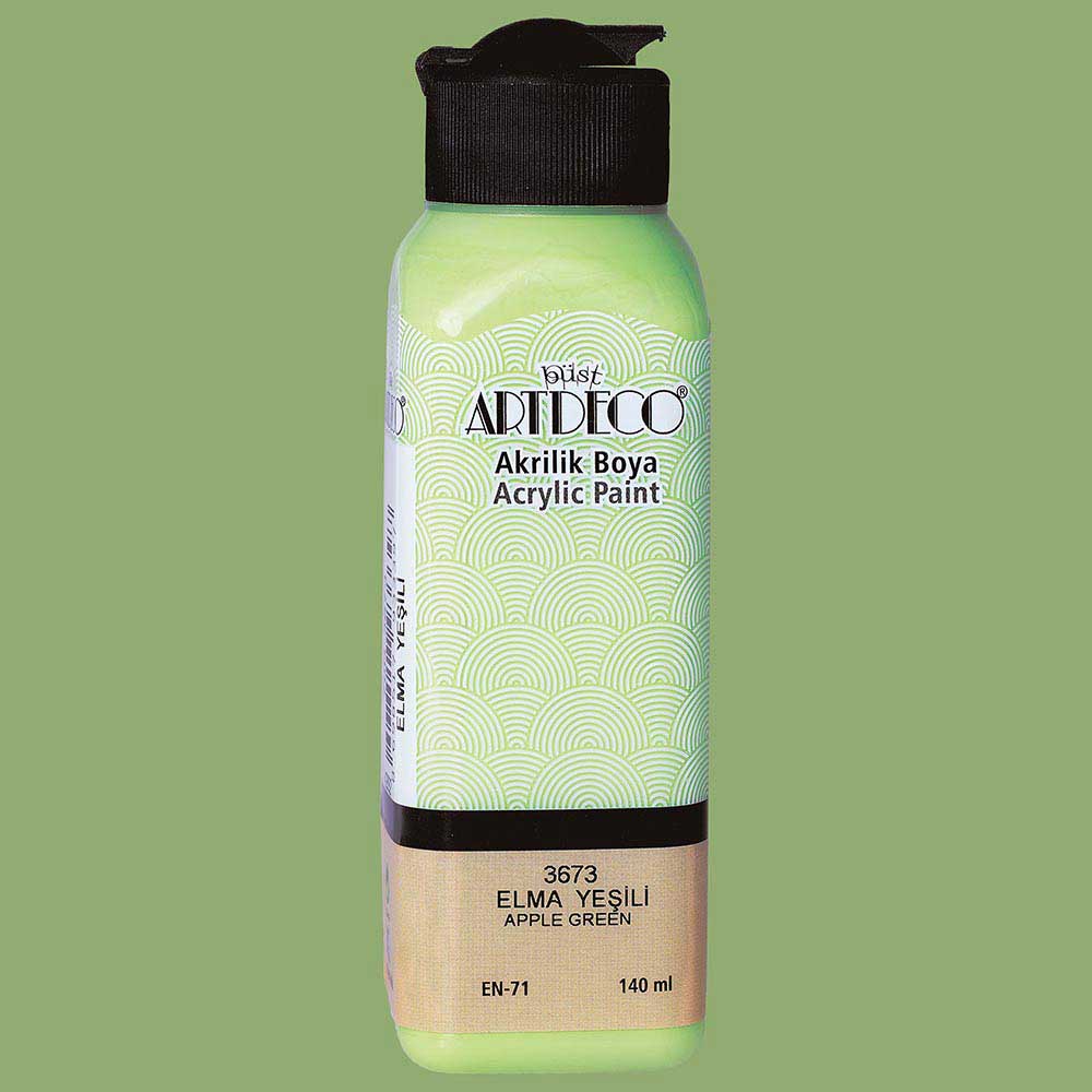 Artdeco Akrilik Boya 140ml Elma Yeşili 3673