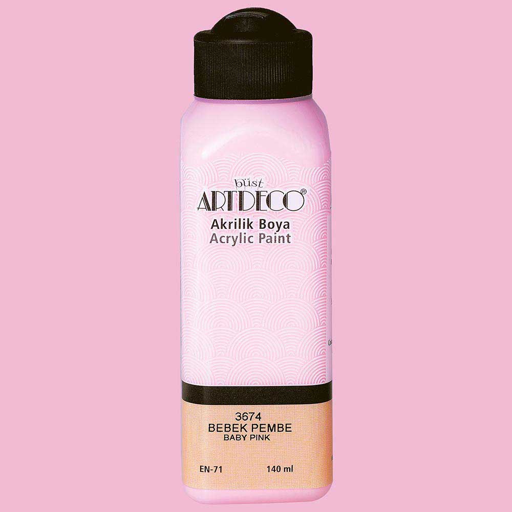 Artdeco Akrilik Boya 140ml Bebek Pembe 3674