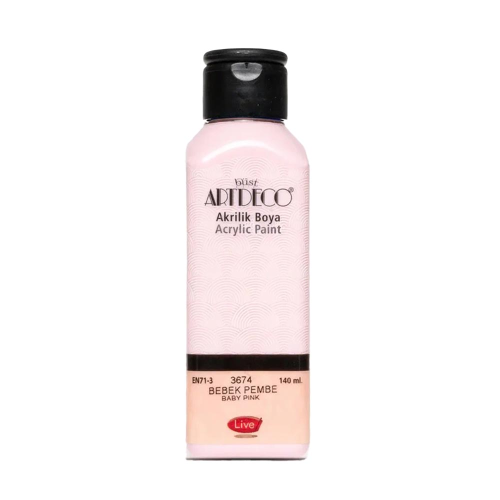 Artdeco Akrilik Boya 140ml Bebek Pembe 3674