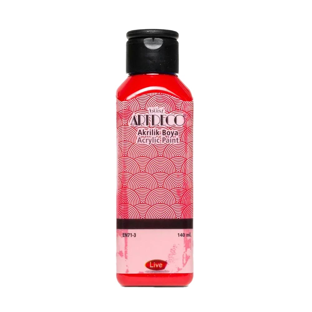 Artdeco Akrilik Boya 140ml Çilek Kırmızı 3675