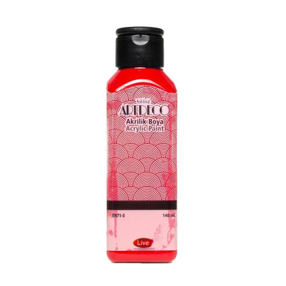 Artdeco Akrilik Boya 140ml Çilek Kırmızı 3675