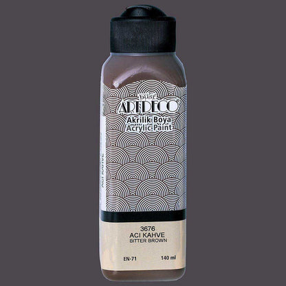 Artdeco Akrilik Boya 140ml Acı Kahve 3676
