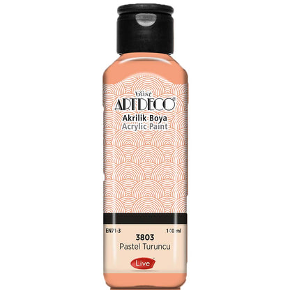 Artdeco Pastel Akrilik Boya 140ml Pastel Turuncu 3803