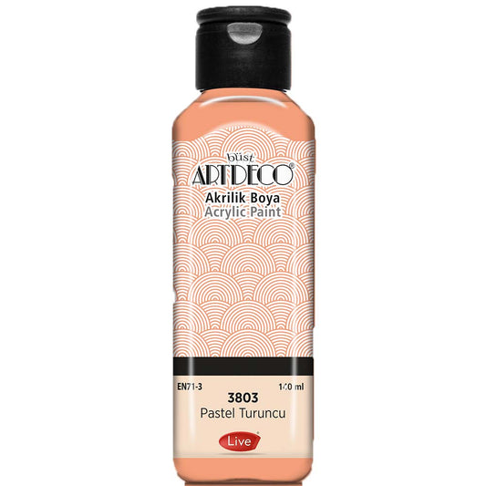 Artdeco Pastel Akrilik Boya 140ml Pastel Turuncu 3803