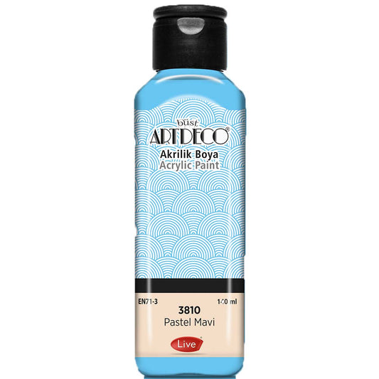 Artdeco Pastel Akrilik Boya 140ml Pastel Mavi 3810