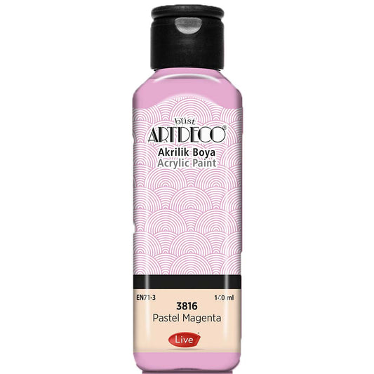 Artdeco Pastel Akrilik Boya 140ml Pastel Magenta 3816