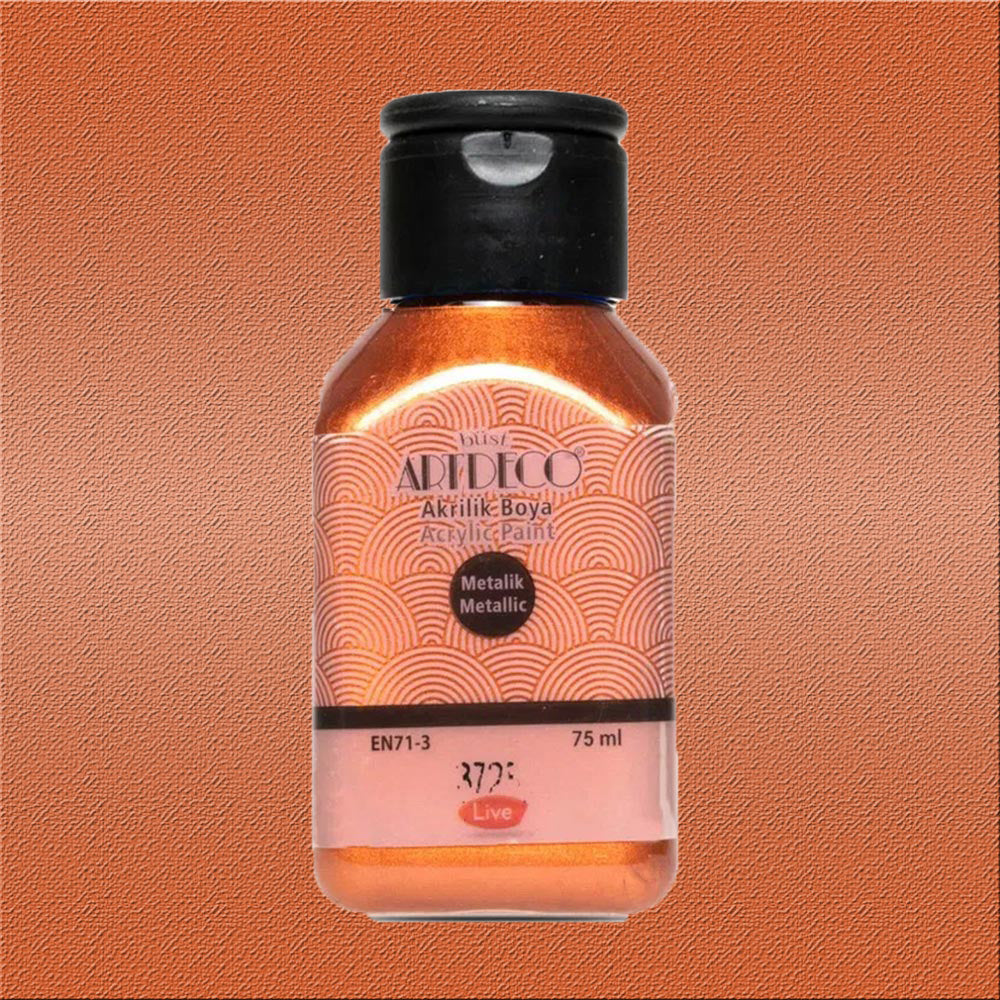 Artdeco Metalik Akrilik Boya 75ml Bakır 3728