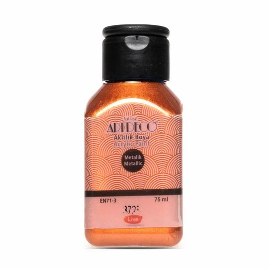 Artdeco Metalik Akrilik Boya 75ml Bakır 3728