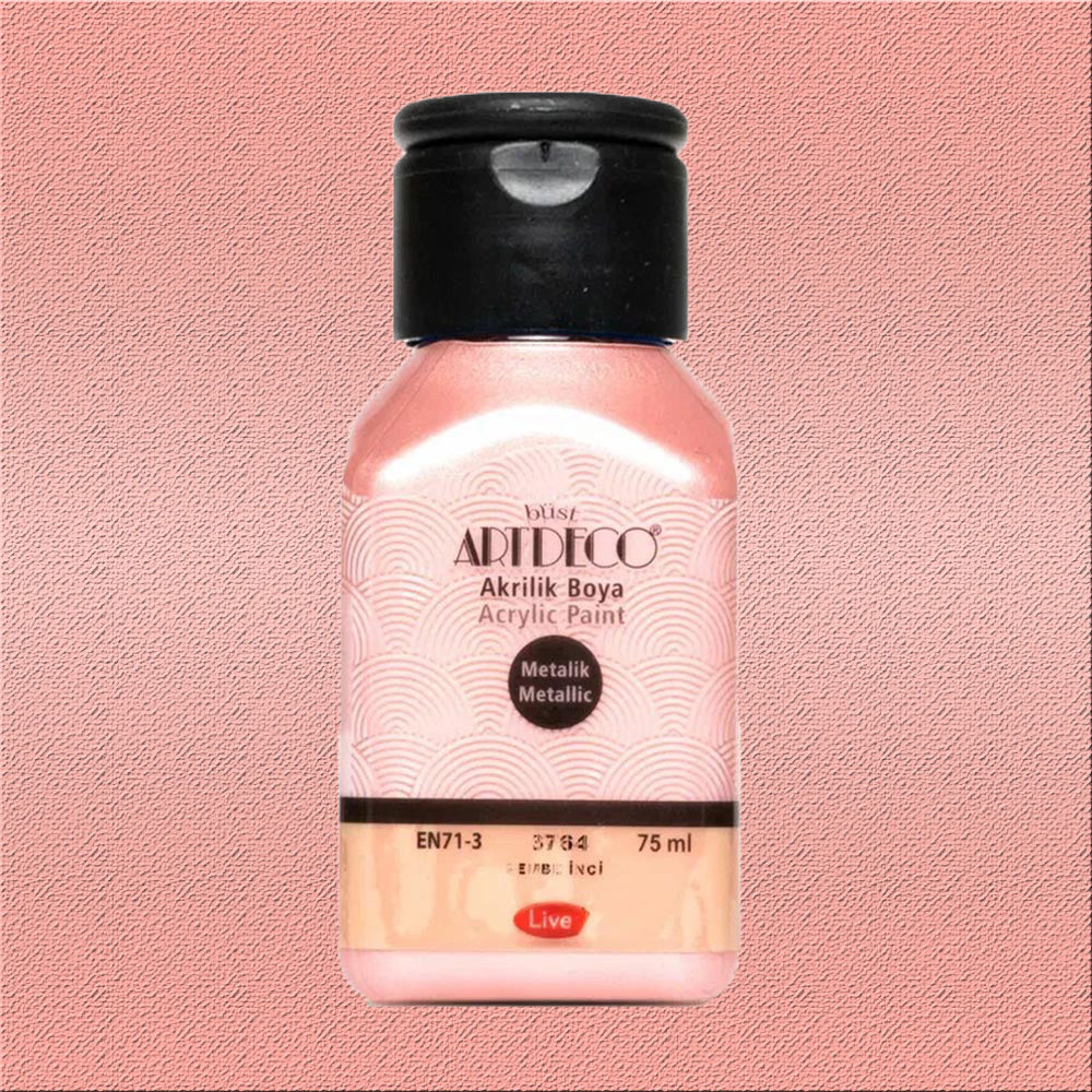 Artdeco Metalik Akrilik Boya 75ml Pembe İnci 3764