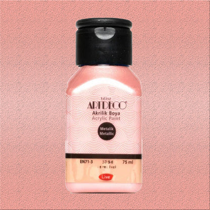 Artdeco Metalik Akrilik Boya 75ml Pembe İnci 3764
