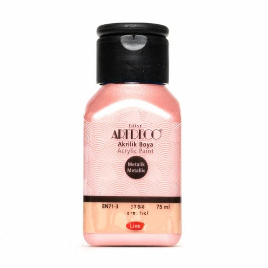 Artdeco Metalik Akrilik Boya 75ml Pembe İnci 3764