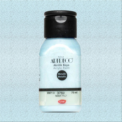 Artdeco Metalik Akrilik Boya 75ml Mavi İnci 3769
