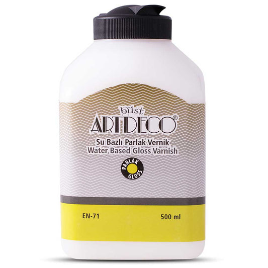 Artdeco Su Bazlı Parlak Vernik 500ml