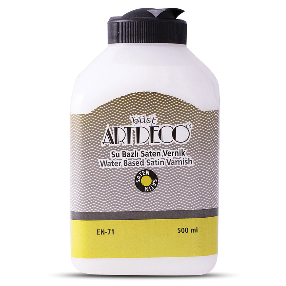 Artdeco Su Bazlı Saten Vernik 500ml