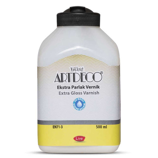 Artdeco Su Bazlı Ekstra Parlak Vernik 500ml