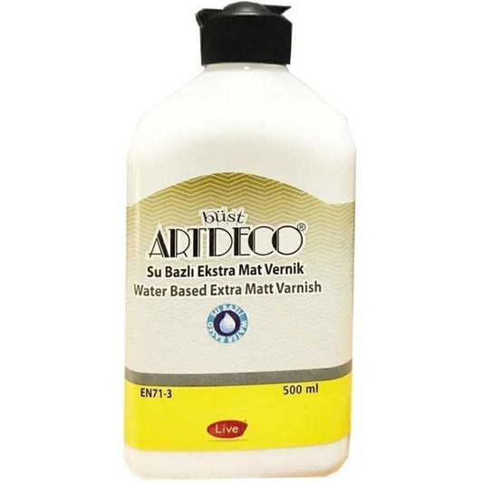 Artdeco Su Bazlı Ekstra Mat Vernik 500ml