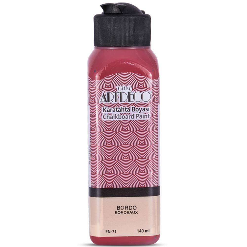 Artdeco Kara Tahta Boyası 140ml Bordo 3643