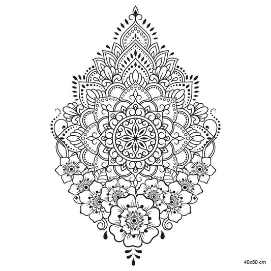 Artdeco Desenli Tuvaller Otantik 40x50cm Kına 2