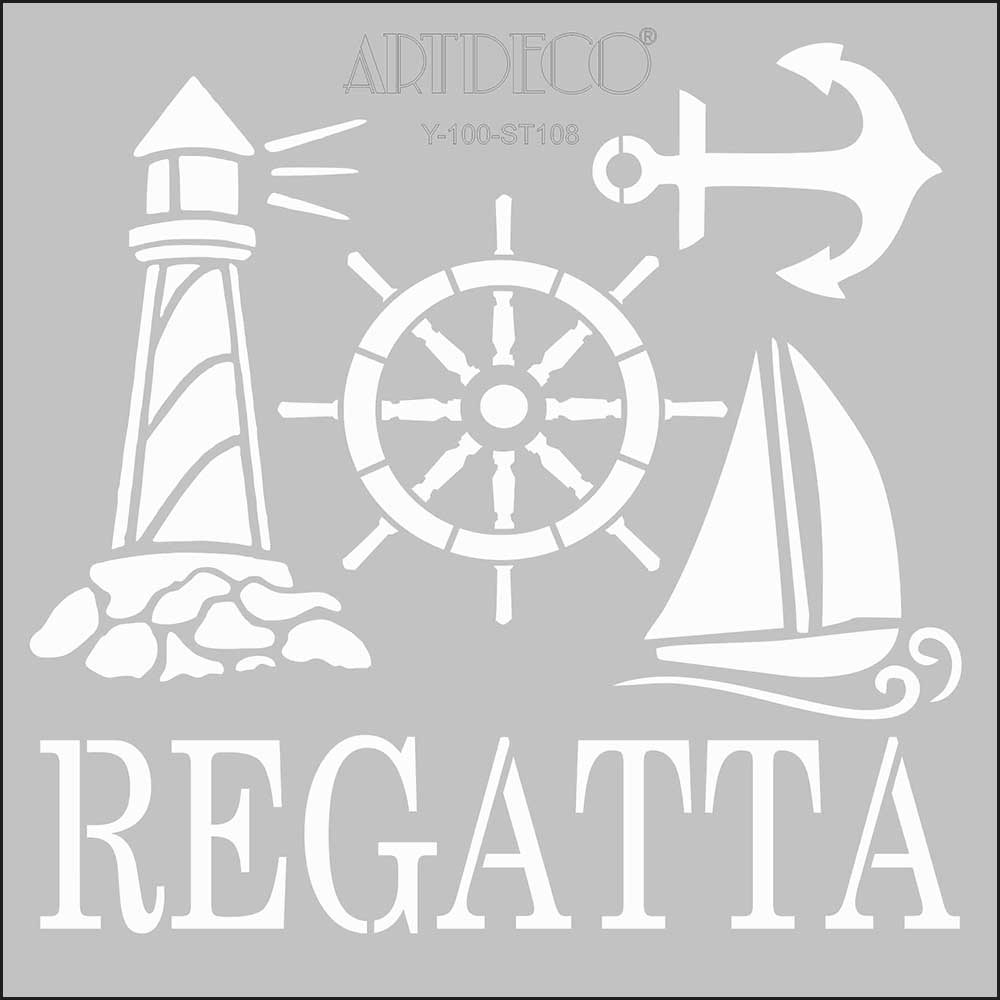 Artdeco Stencil 30x30cm Denize Dair 108