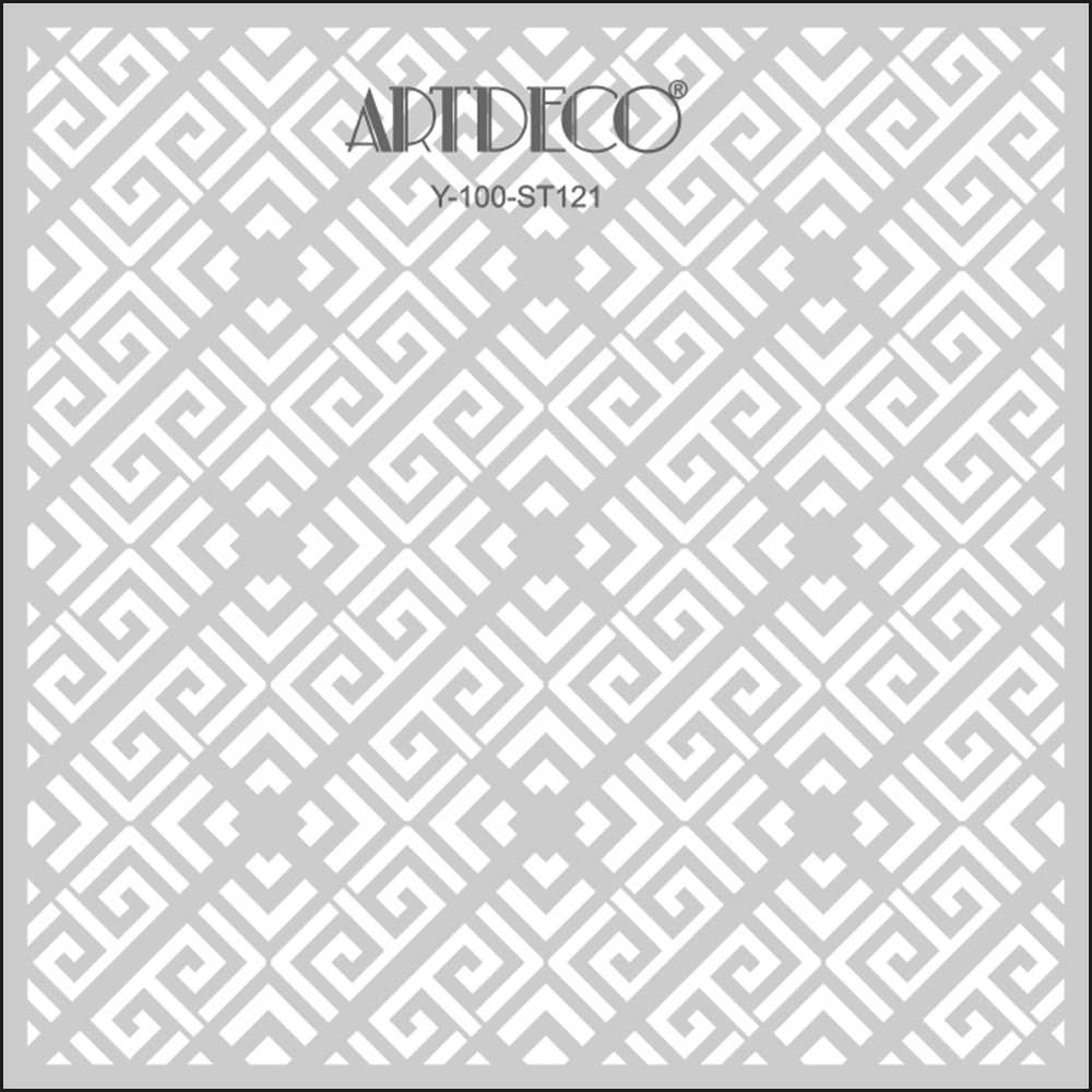 Artdeco Stencil 30x30cm Kilimli Desen 121