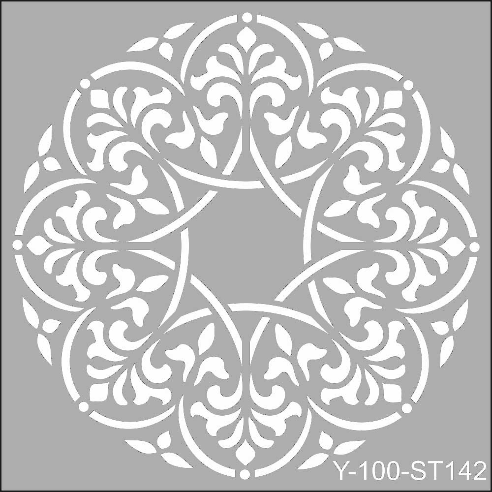Artdeco Stencil 30x30cm Damask Desen-3 142