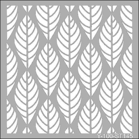 Artdeco Stencil 30x30cm Yapraklar 145