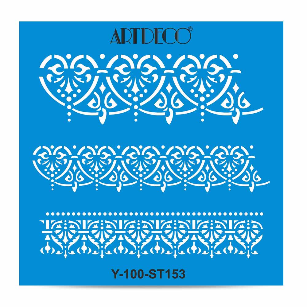 Artdeco Stencil 30x30cm Otantik Bordür 153