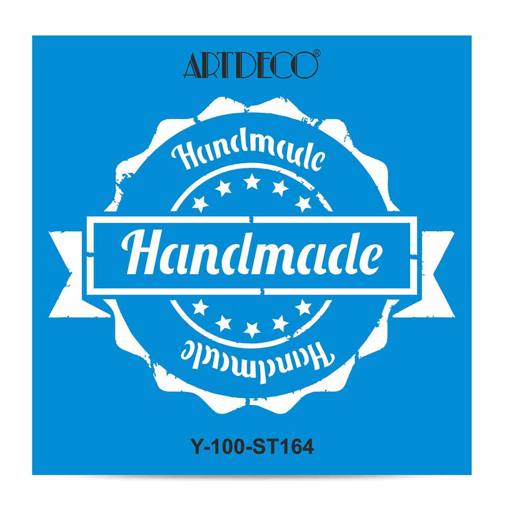 Artdeco Stencil 30x30cm El Yapımı 164