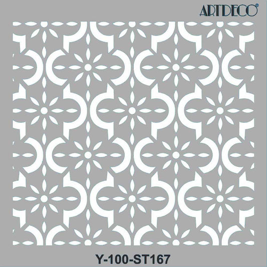 Artdeco Stencil 30x30cm Otantik Desen 167