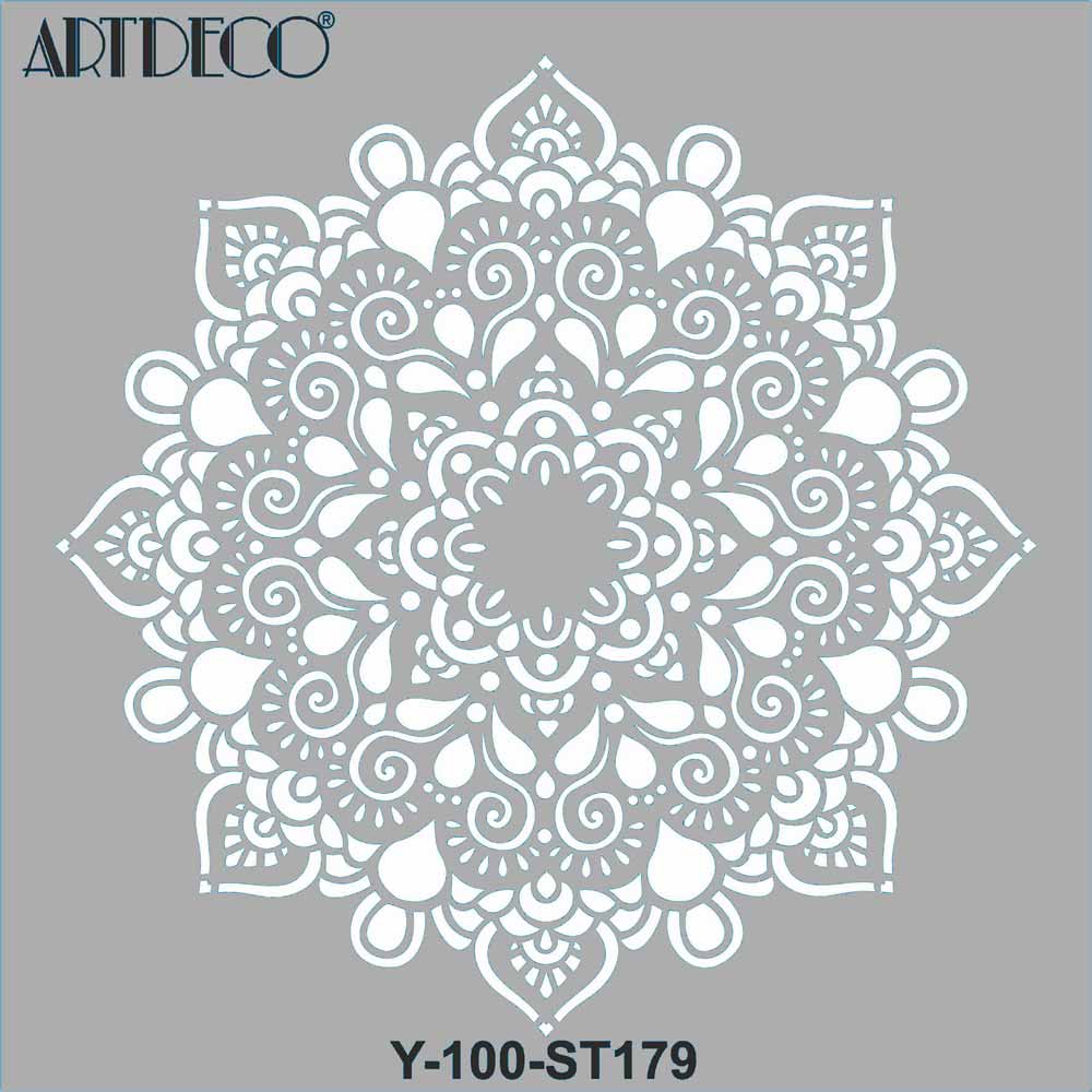 Artdeco Stencil 30x30cm Mandala 2 179