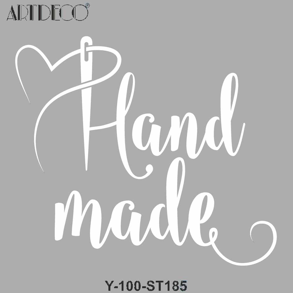 Artdeco Stencil 30x30cm El Yapımı 185