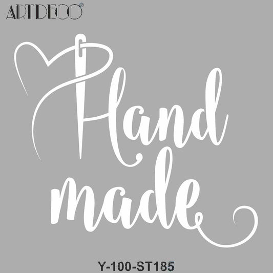 Artdeco Stencil 30x30cm El Yapımı 185