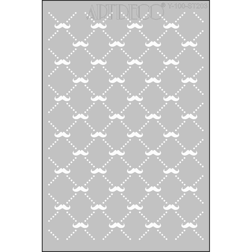 Artdeco Stencil A4 Vintage Bay-1 203