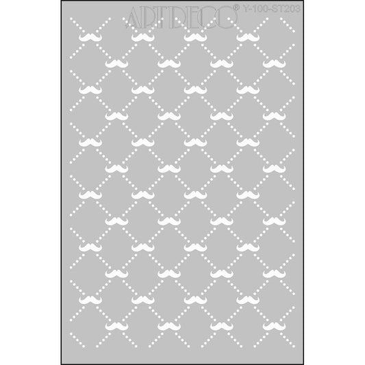 Artdeco Stencil A4 Vintage Bay-1 203