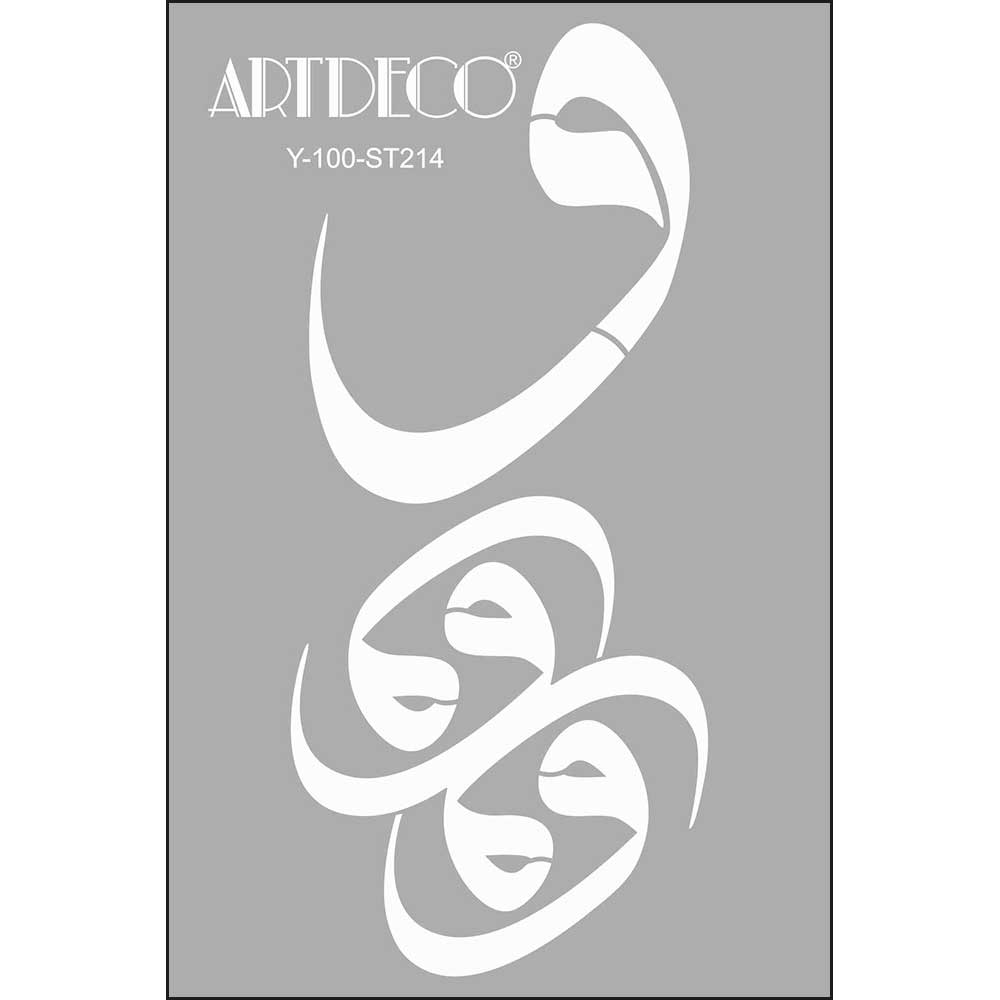Artdeco Stencil A4 Vav 214