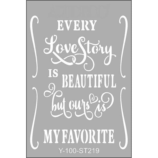 Artdeco Stencil A4 Baykuşlar 219