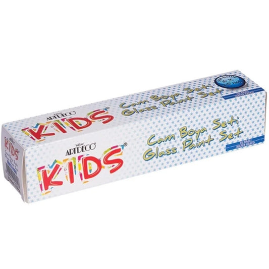 Artdeco Kids Su Bazlı Cam Boyası Seti 6x15ml