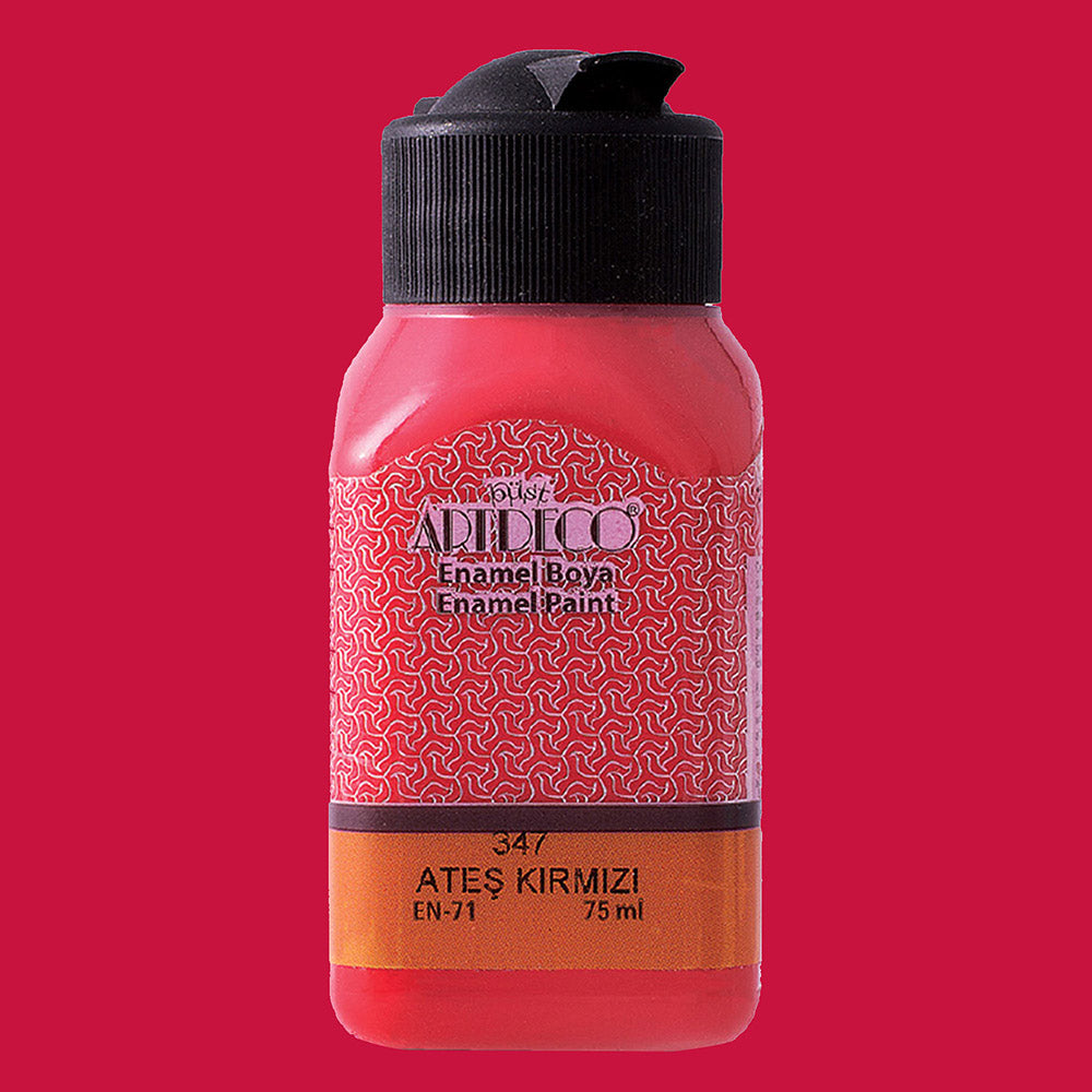 Artdeco Enamel Boya 75ml Ateş Kırmızı 347