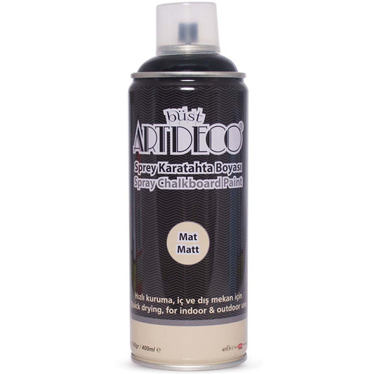 Artdeco Sprey Kara Tahta Boyası 400ml Siyah 790