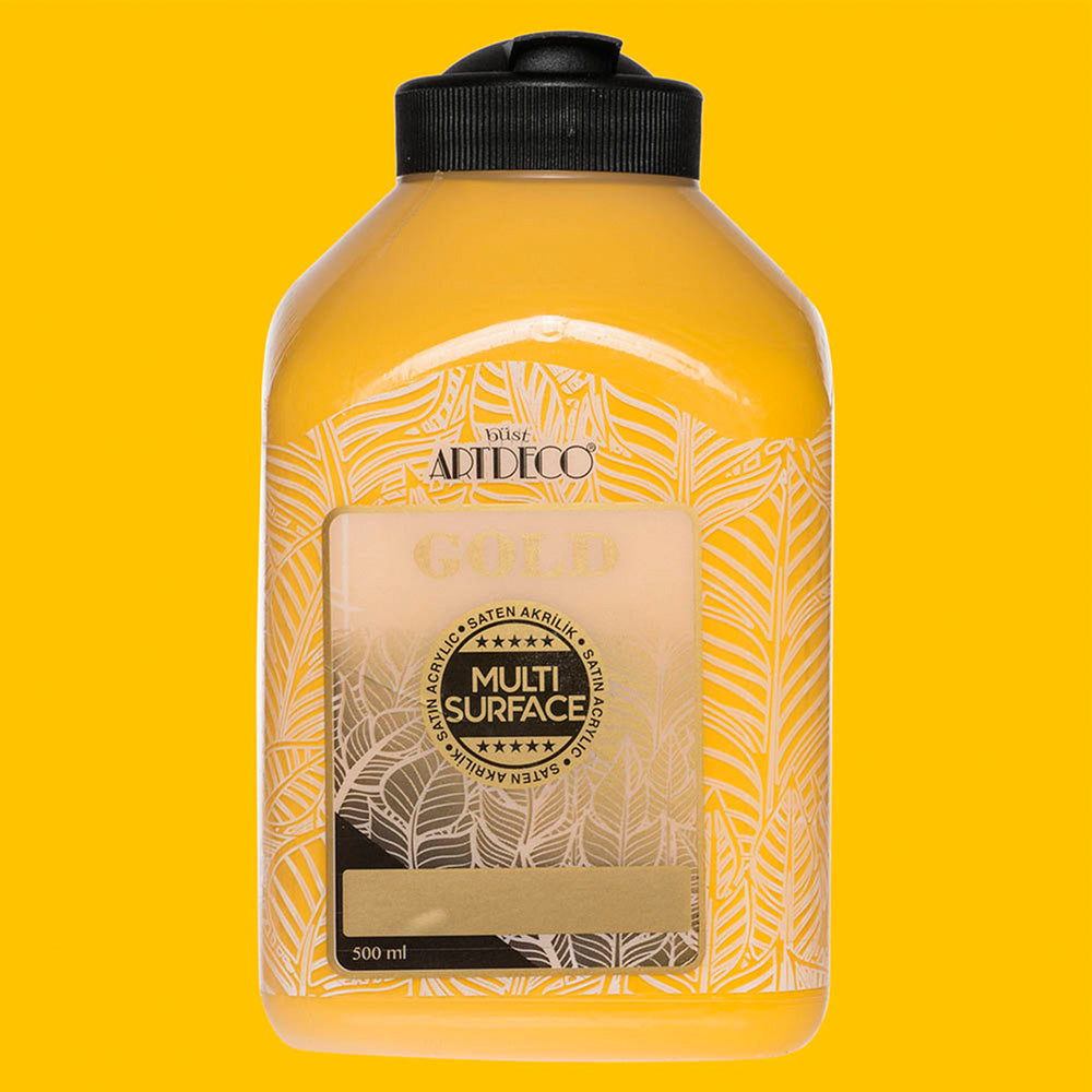 Artdeco Gold Multi-Surface Akrilik Boya 500ml Taksi Sarısı 208