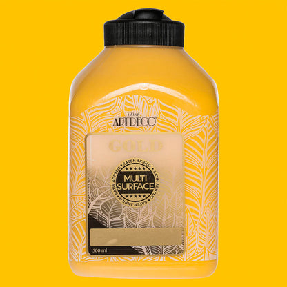 Artdeco Gold Multi-Surface Akrilik Boya 500ml Taksi Sarısı 208